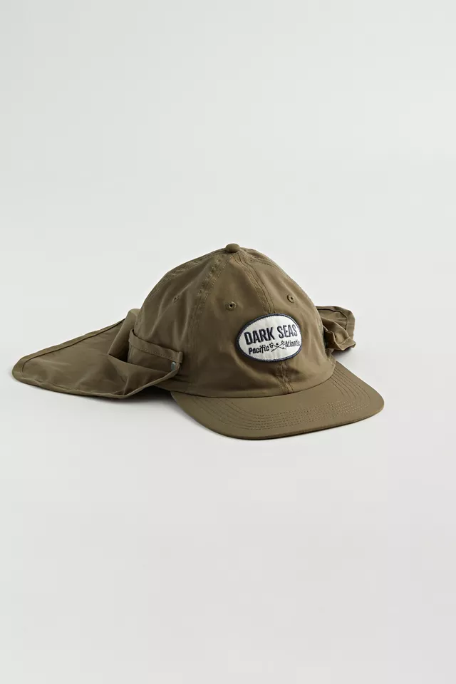 DARK SEAS SOLAR HEADWEAR OLIVE O/S