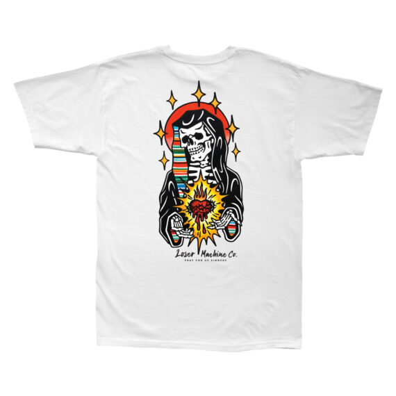 LOSER MACHINE SANCTIFY STOCK TEE WHITE