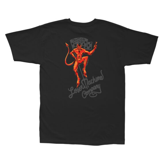 LOSER MACHINE CHEATING DEATH STOCK TEE BLACK