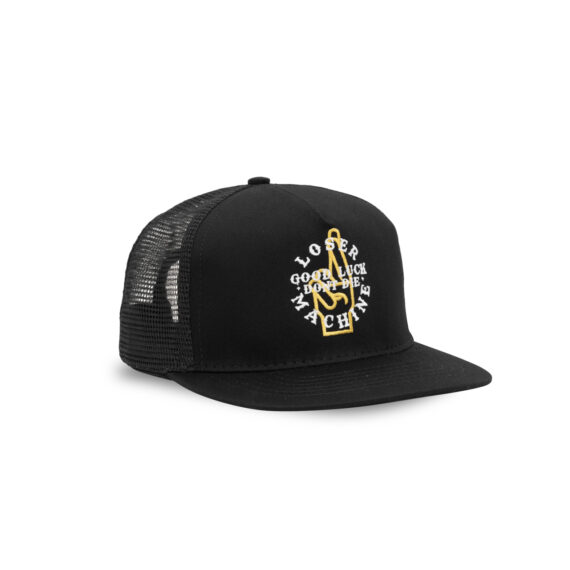 LOSER MACHINE FLUKE TRUCKER CAP BLACK OS