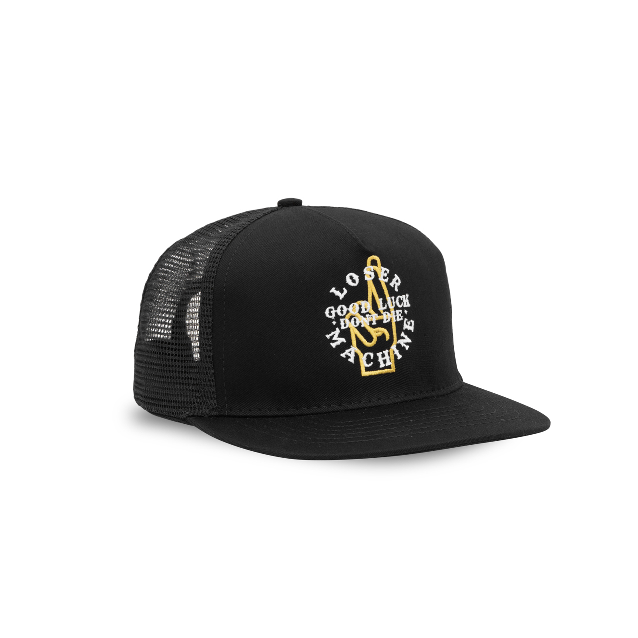 LOSER MACHINE FLUKE TRUCKER CAP BLACK OS