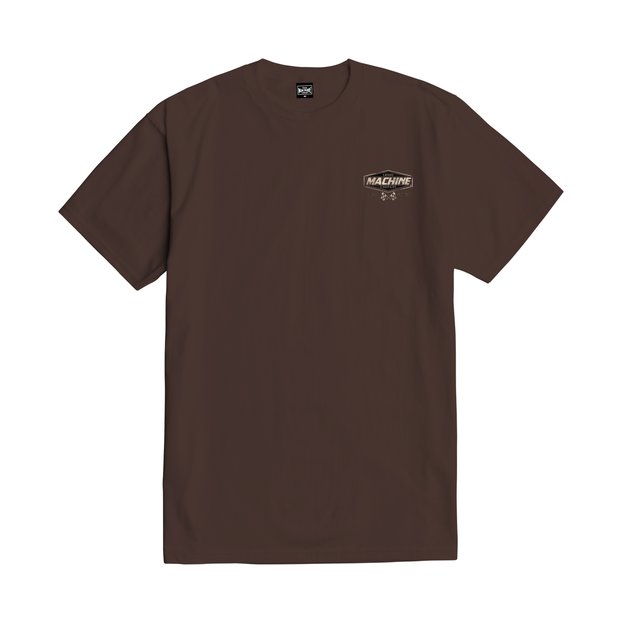 LOSER MACHINE GRAVEL ROAD STOCK TEE JAVA BROWN - Image 2