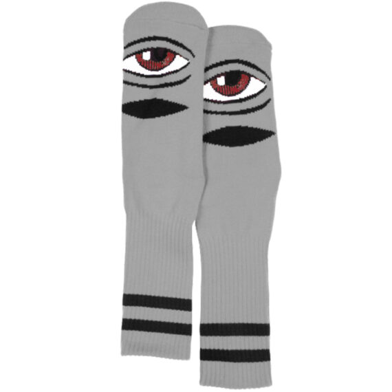 TOY MACHINE SECT EYE SOCK III SOCK GREY