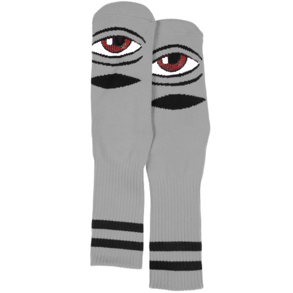 TOY MACHINE SECT EYE SOCK III SOCK GREY