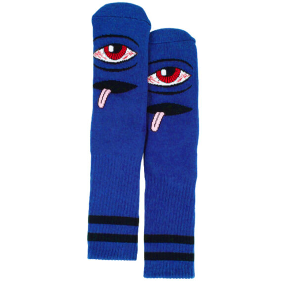 TOY MACHINE BLOODSHOT EYE SOCK BLUE OS