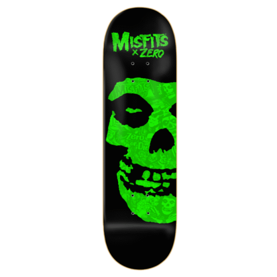 ZERO MISFITS FIEND SKULL COLLAGE GREEN