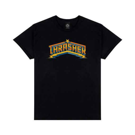 THRASHER LUCHADORA T-SHIRT BLACK