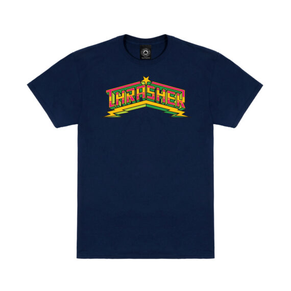 THRASHER LUCHADORA T-SHIRT NAVY