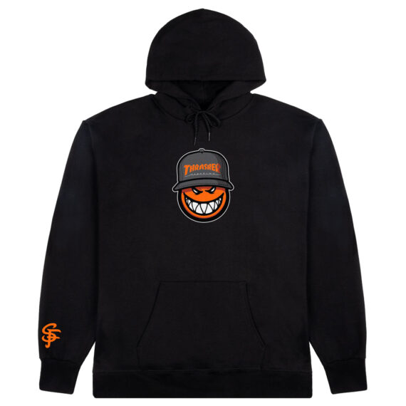 THRASHER X SPITFIRE SF LOC HOODIE BLACK