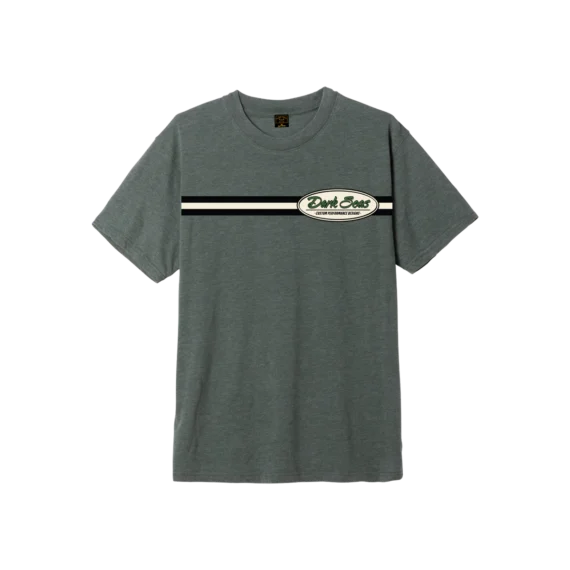 DARK SEAS GLASS OFF TEE HEATHER MOSSY GROVE