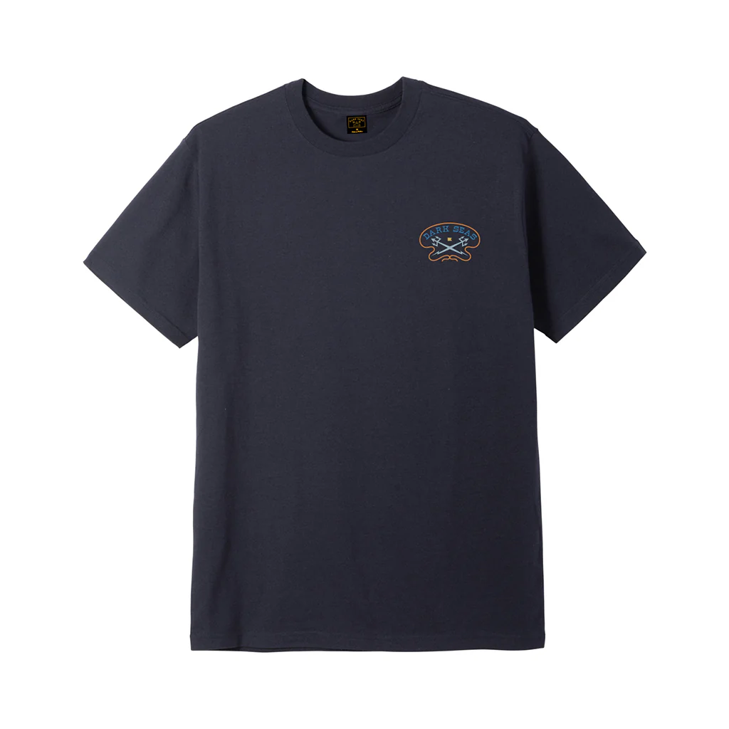DARK SEAS RIDE 'EM WET TEE HEATHER NAVY - Image 2