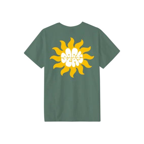 DARK SEAS HOT HEAT TEE DEEP GRASS GREEN