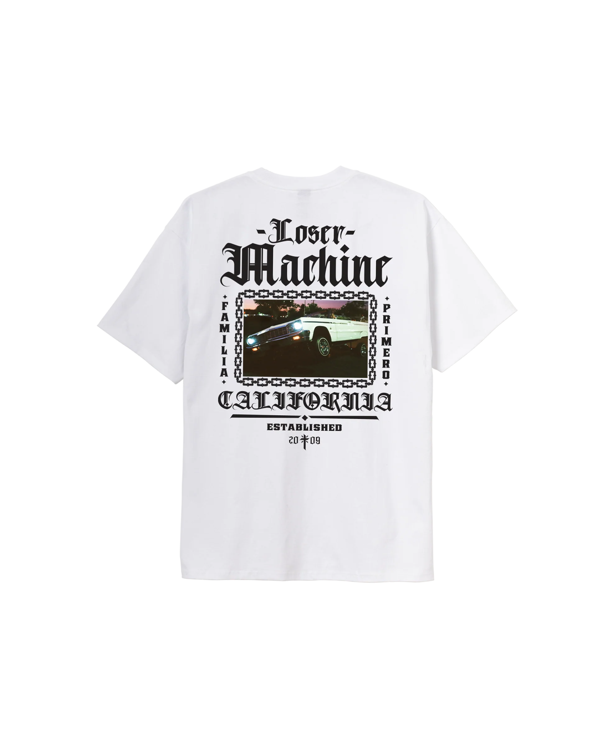 LOSER MACHINE VALLEY CENTRE HW TEE WHITE