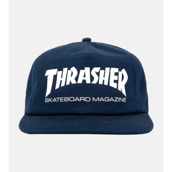 THRASHER SKATE MAG SNAPBACK NAVY/WHITE
