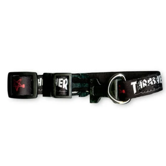 THRASHER DOG COLLAR 3/4" SMALL BLACK