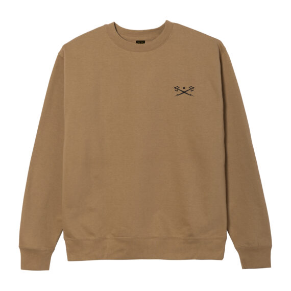 DARK SEAS GO-TO V2 STOCK CREW FLEECE SANDSTONE