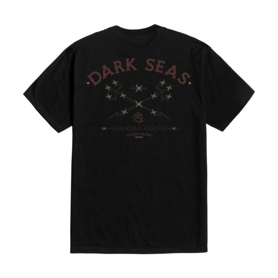 DARK SEAS SAN ANTONIO PIGMENT S/S TEE BLACK