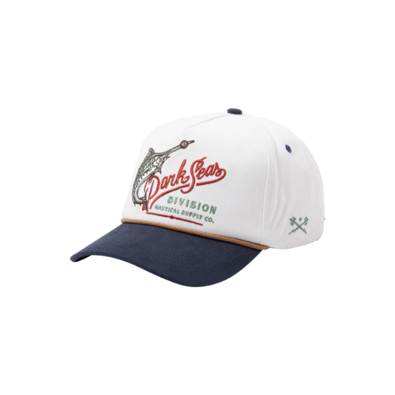 DARK SEAS REYES HEADWEAR OFF WHITE/NAVY OS
