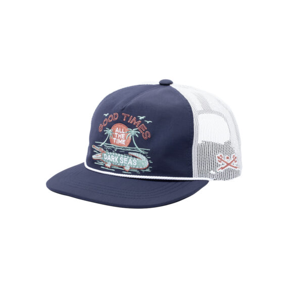 DARK SEAS GATOR HEADWEAR NAVY/WHITE OS