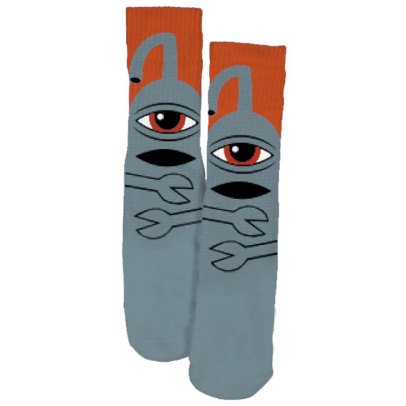 TOY MACHINE SECT HUG SOCK GREY