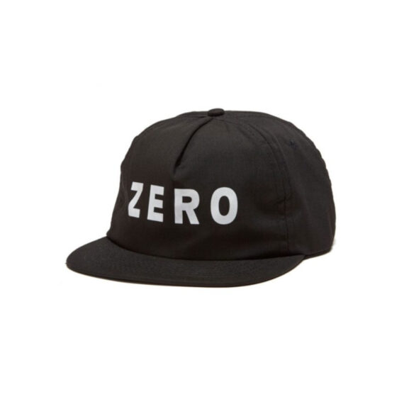 ZERO ARMY UNSTRUCTURED CAP BLACK/WHITE OS