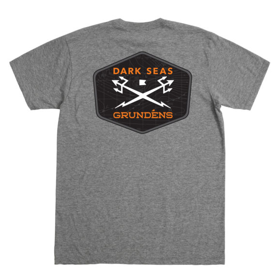 DARK SEAS CHART & DEPLOY PREMIUM S/S TEE DARK ASH
