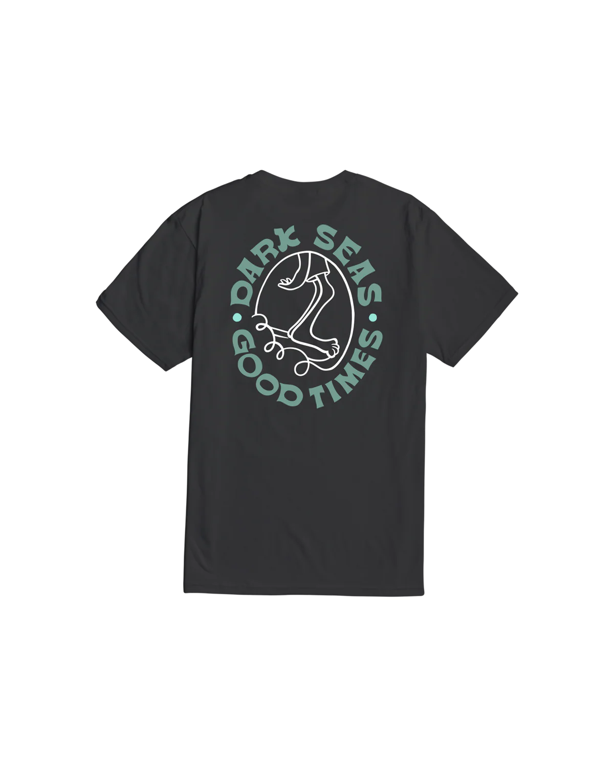 DARK SEAS NOSE RIDER S/S TEE CHARCOAL