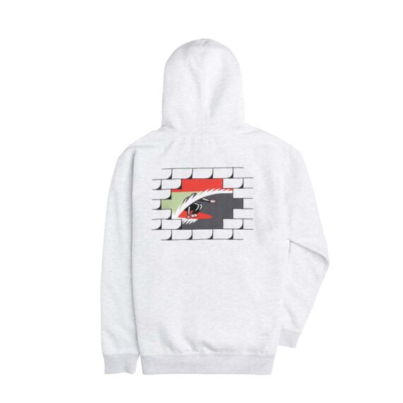 DARK SEAS DRAKES HOODIE HEATHER GREY