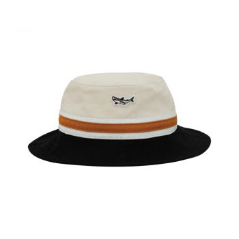 DARK SEAS GOTHARD BUCKET HAT WHITE/BLACK OS