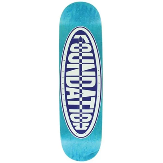 FOUNDATION WOOD OVAL BLUE US DECK 8.0