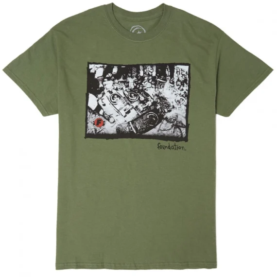 FOUNDATION SKATE SESH S/S TEE MOSS