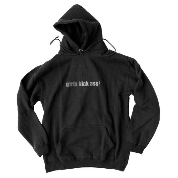 FOUNDATION GIRLS KICK ASS HOODIE BLACK
