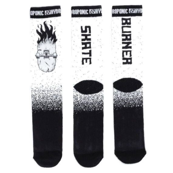 HYDROPONIC SKATE BURNER SOCK WHITE