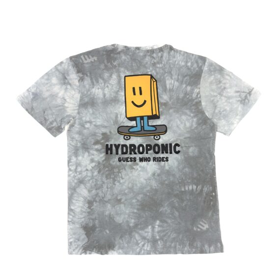 HYDROPONIC PAPERBAG S/S TEE TIE DYE GREY