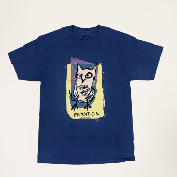 FOUNDATION HOOT S/S TEE ROYAL