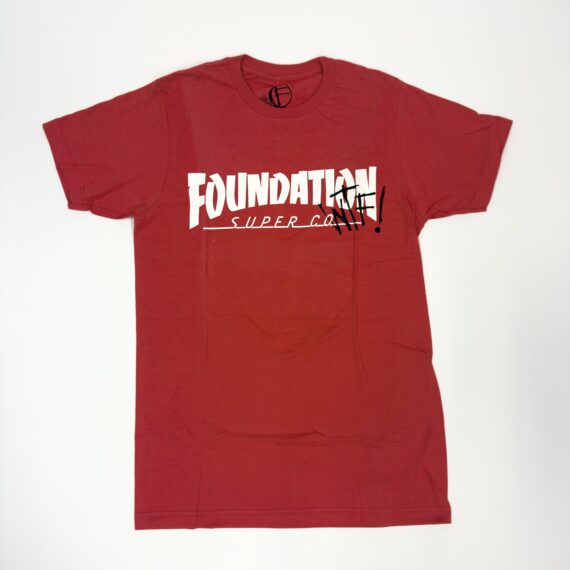 FOUNDATION X THRASHER WTF! S/S TEE RED