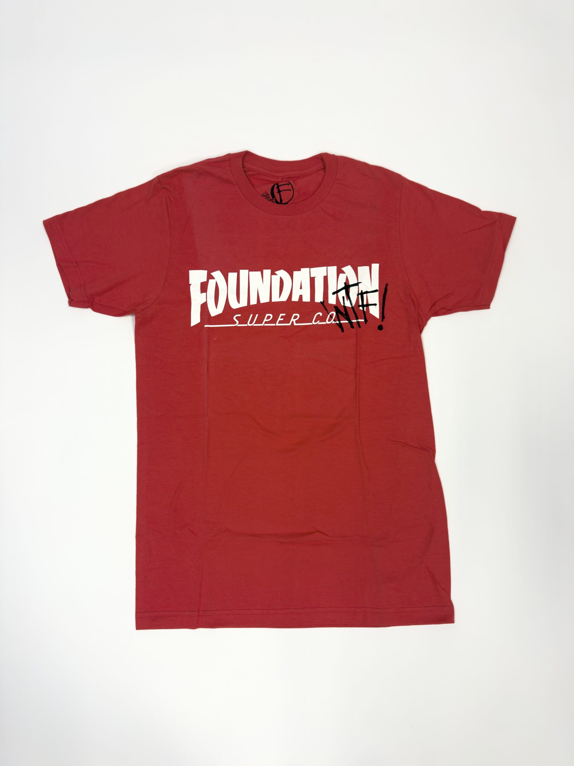 FOUNDATION X THRASHER WTF! S/S TEE RED
