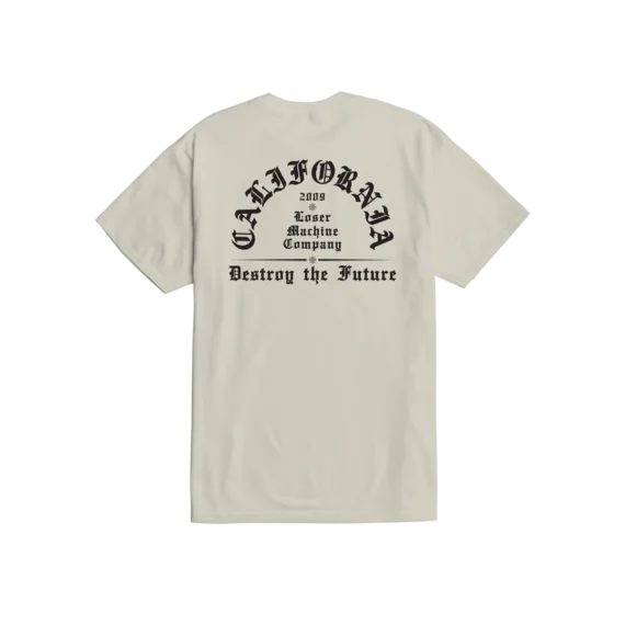 LOSER MACHINE ESTABLISHED S/S TEE CREAM