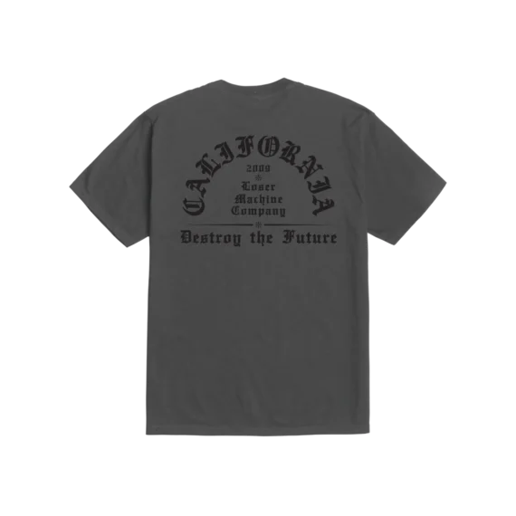 LOSER MACHINE ESTABLISHED S/S TEE VINTAGE BLACK