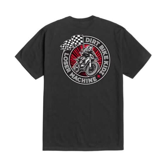 LOSER MACHINE DEATH RACE S/S TEE BLACK