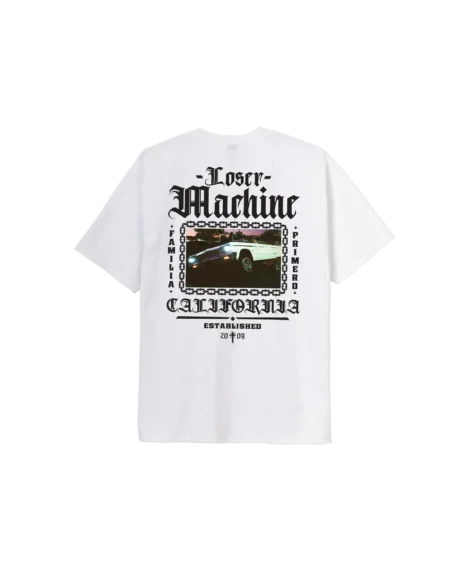 LOSER MACHINE VALLEY CENTRE HW S/S TEE WHITE