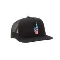 LOSER MACHINE GOOD LUCK TRUCKER CAP BLACK OS