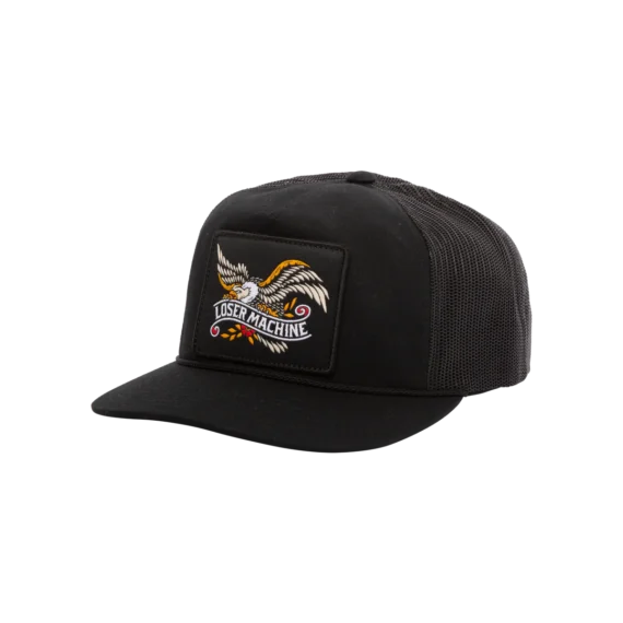 LOSER MACHINE GLORY PATCH CAP BLACK OS