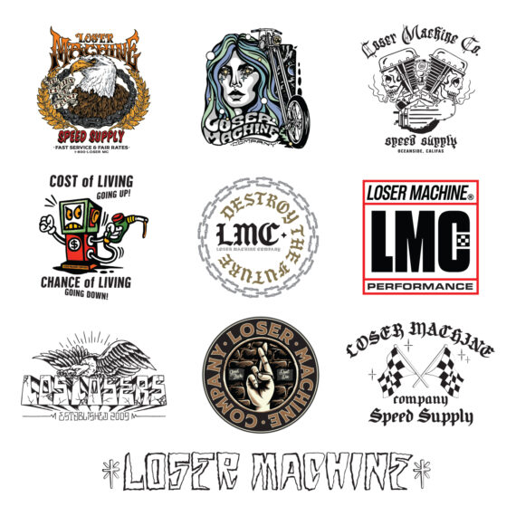 LOSER MACHINE LMC X STICKER PACK