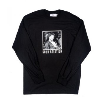SOUR PRU SKATER L/S TEE BLACK
