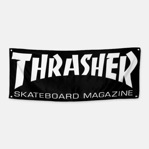 THRASHER SKATE MAG BANNER (CLOTH)