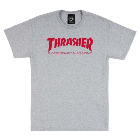 THRASHER SKATE MAG S/S TEE GREY