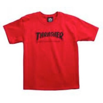 THRASHER SKATE MAG YOUTH S/S TEE RED