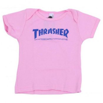 THRASHER SKATE MAG INFANT S/S TEE PINK