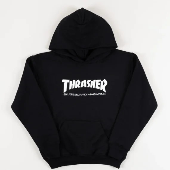 THRASHER SKATE MAG YOUTH HOODIE BLACK